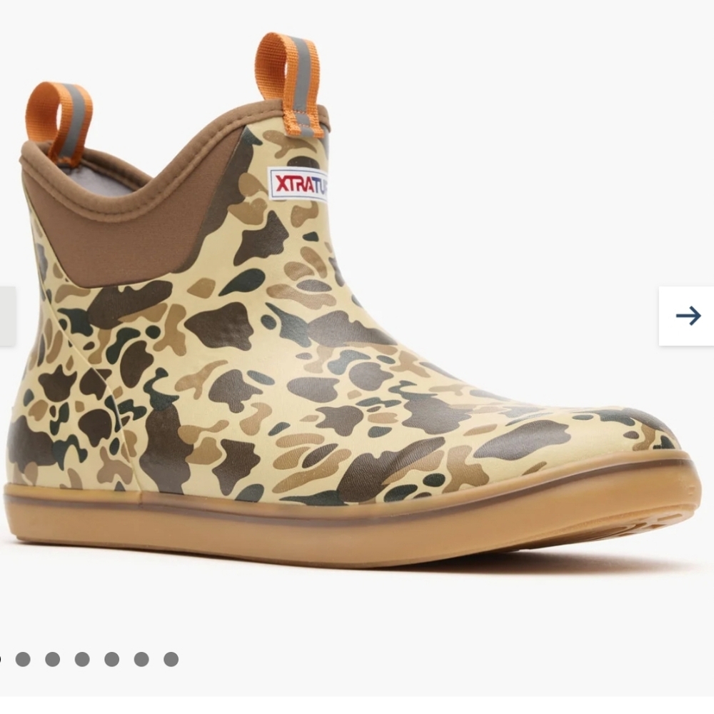 Xtratuf Mens  Camo Boots - Brown Size 10